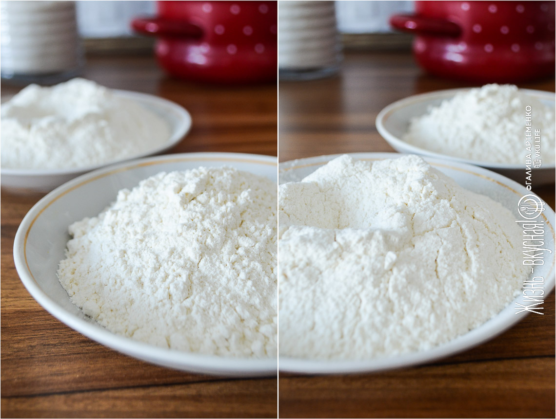 Мука просеянная Vs. непросеянная