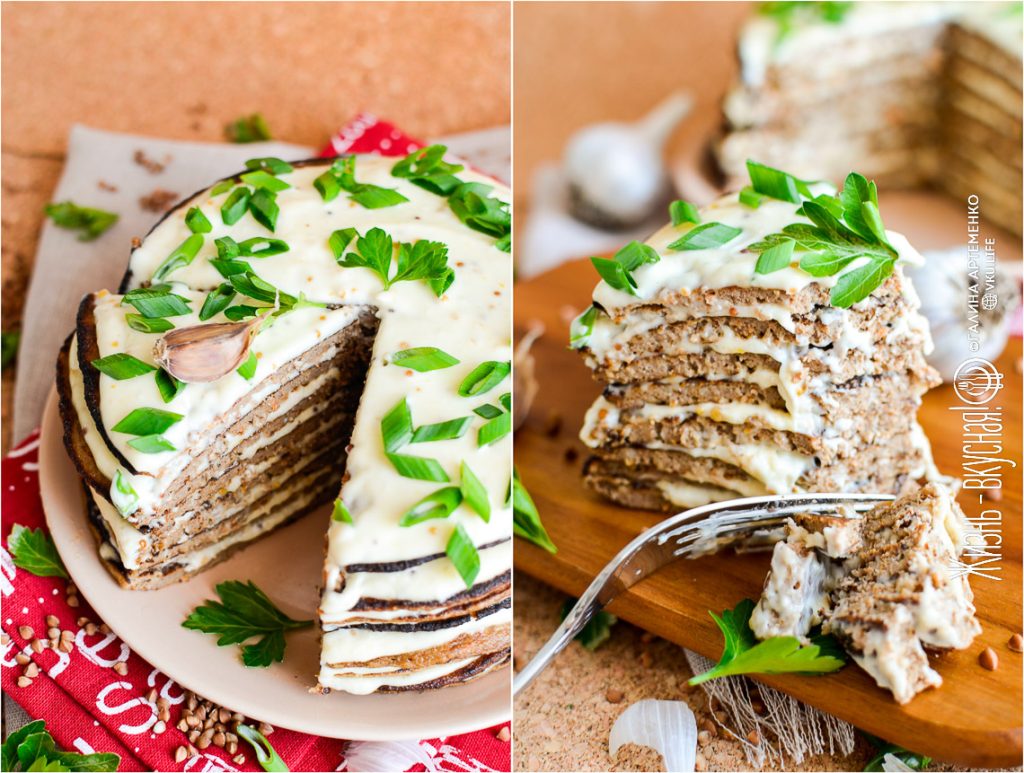 печеночный торт из куриной печени