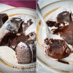 шоколадный фондан с жидким центром