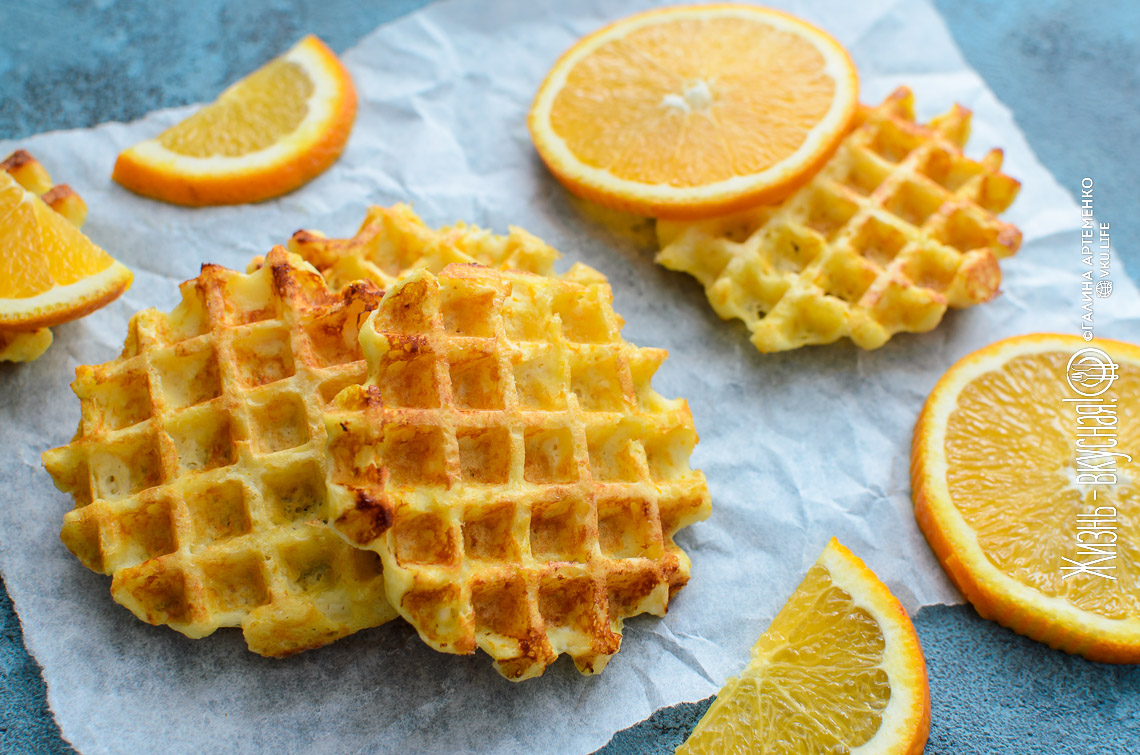 Сырники без сахара в вафельнице