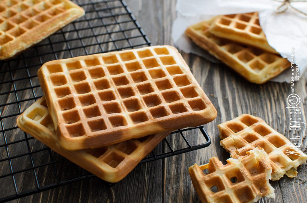 вафли на молоке