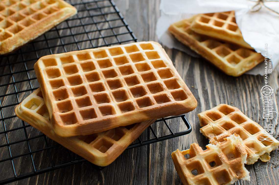 Вафли на молоке. Taste-test