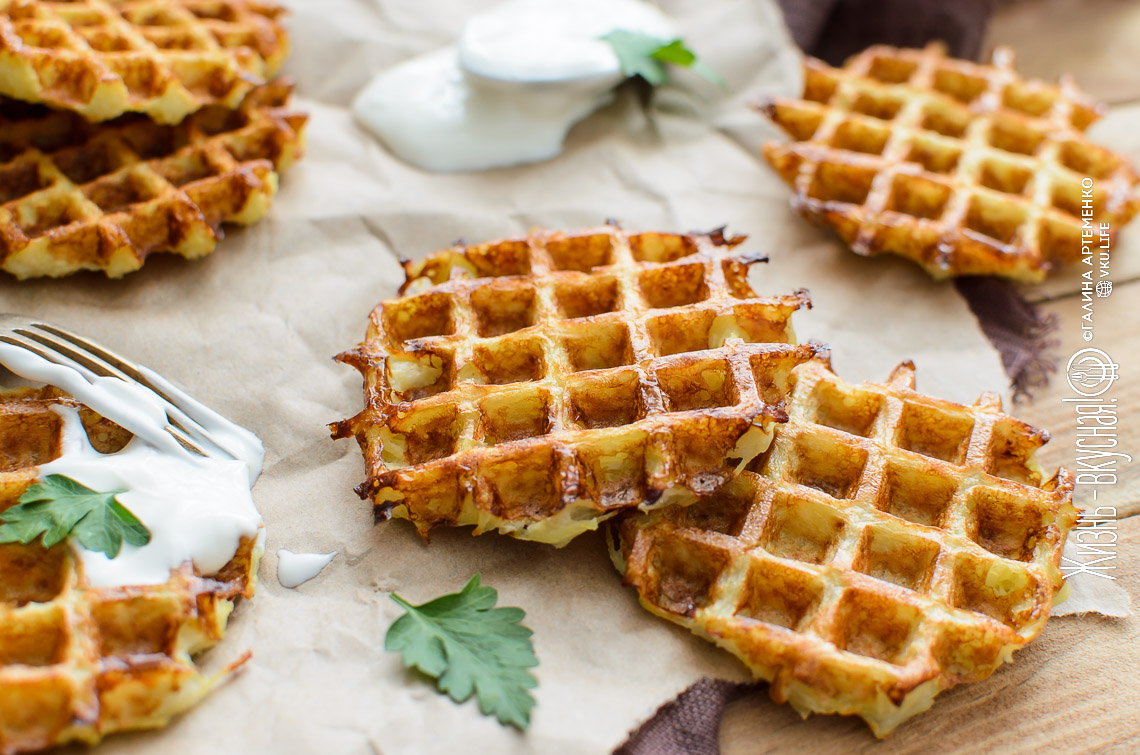 Картофельные вафли — вафледраники. Сравниваем