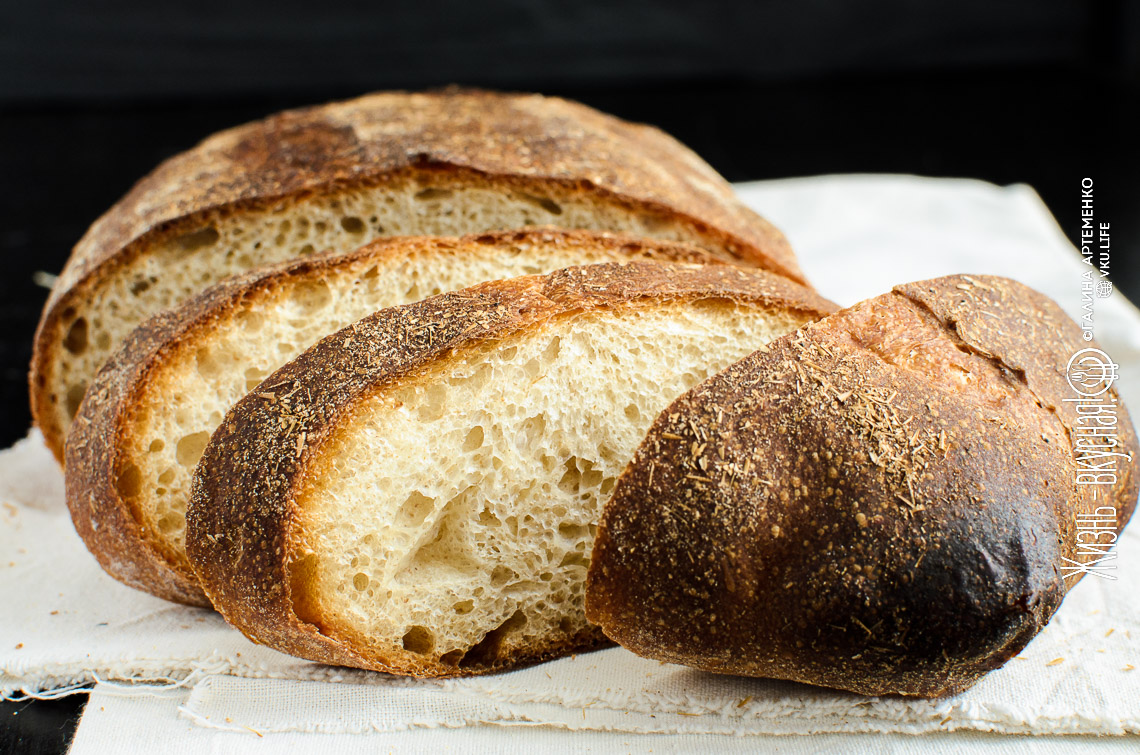 Хлеб на опаре Бига