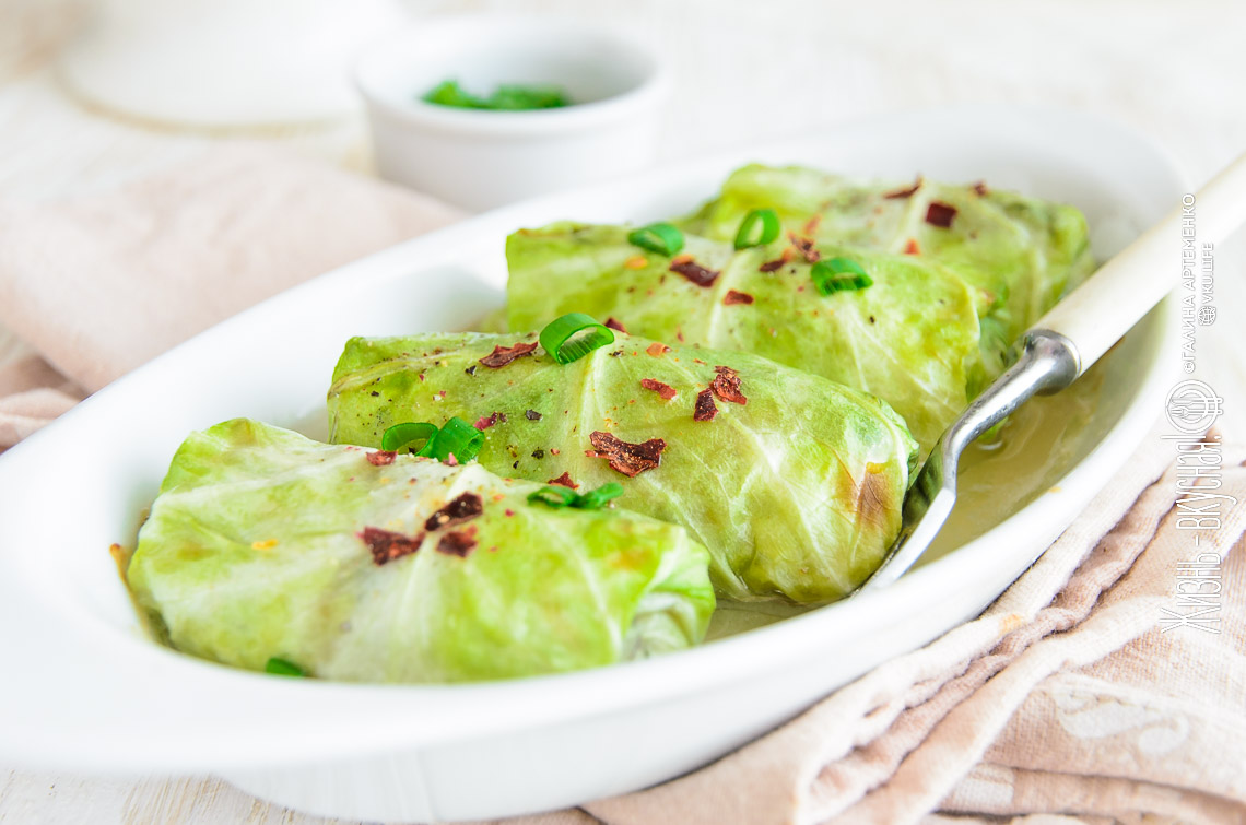 Голубцы из молодой капусты