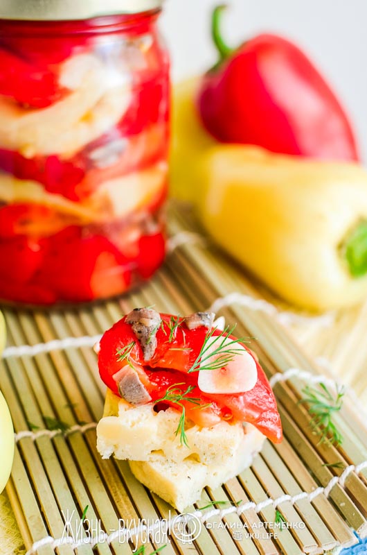 маринованный перец быстрый с чесноком