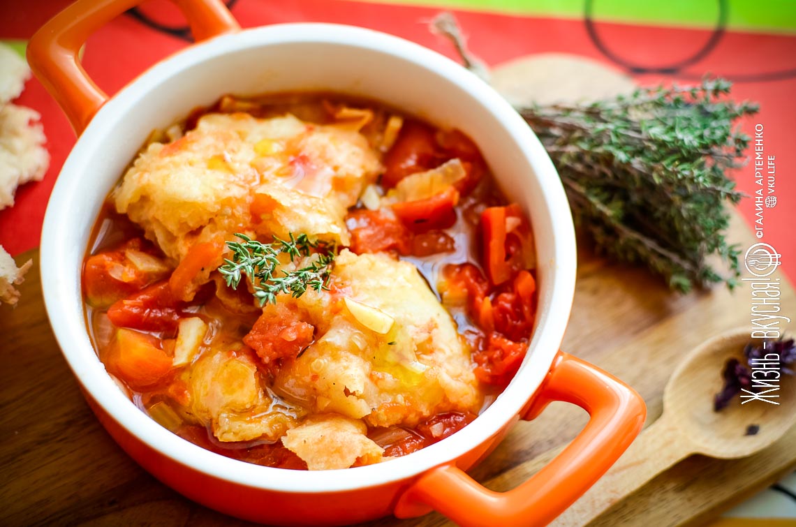 Итальянский томатный суп «Паппа аль помодоро»