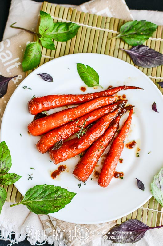 карамелизованная морковь рецепт