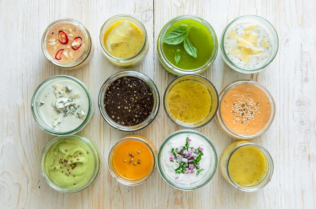 заправки для салатов рецепты