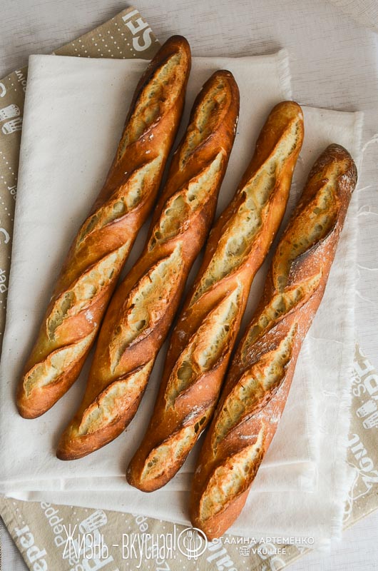 французский багет рецепт в духовке