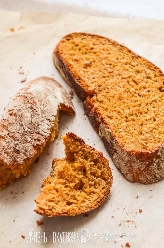 хлеб с вялеными томатами