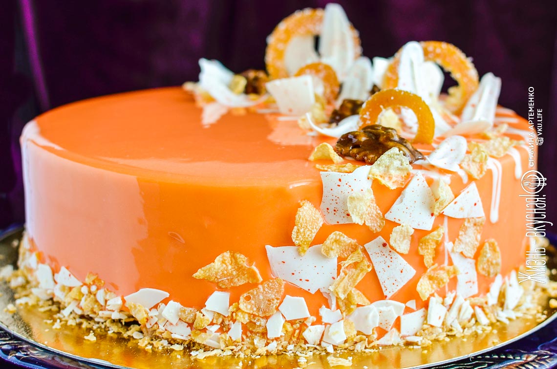 Морковный торт с апельсином (измененный «Беатрис»)