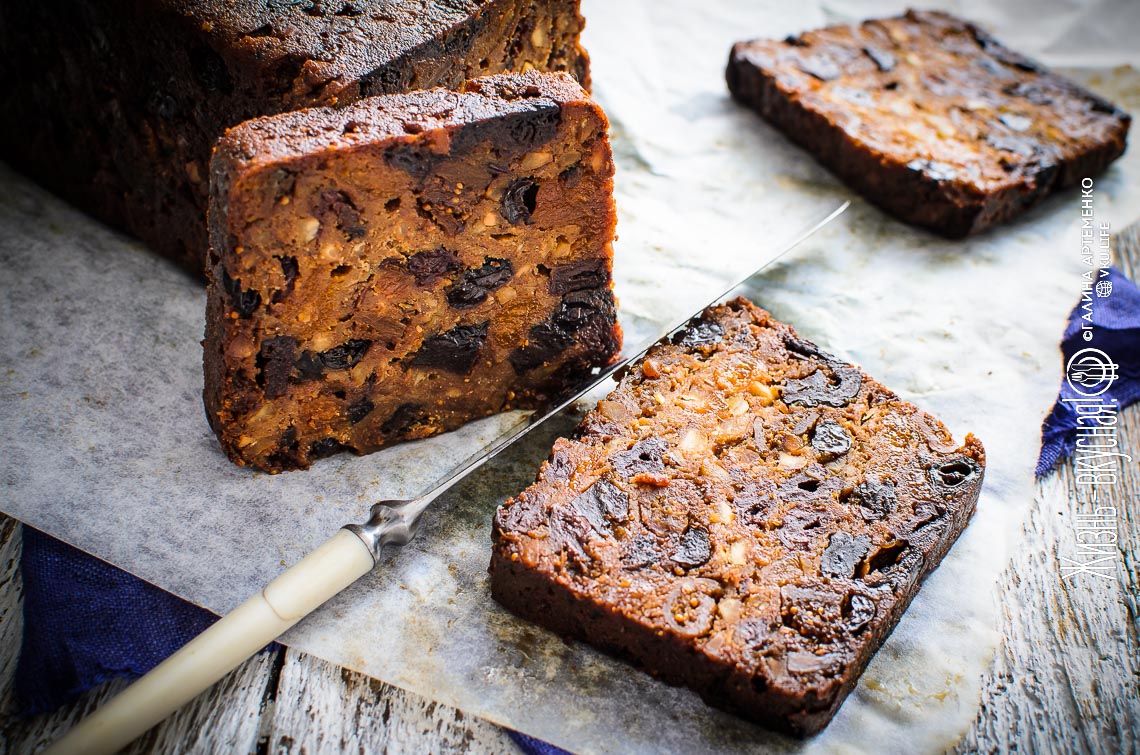 Рождественский кекс без сахара