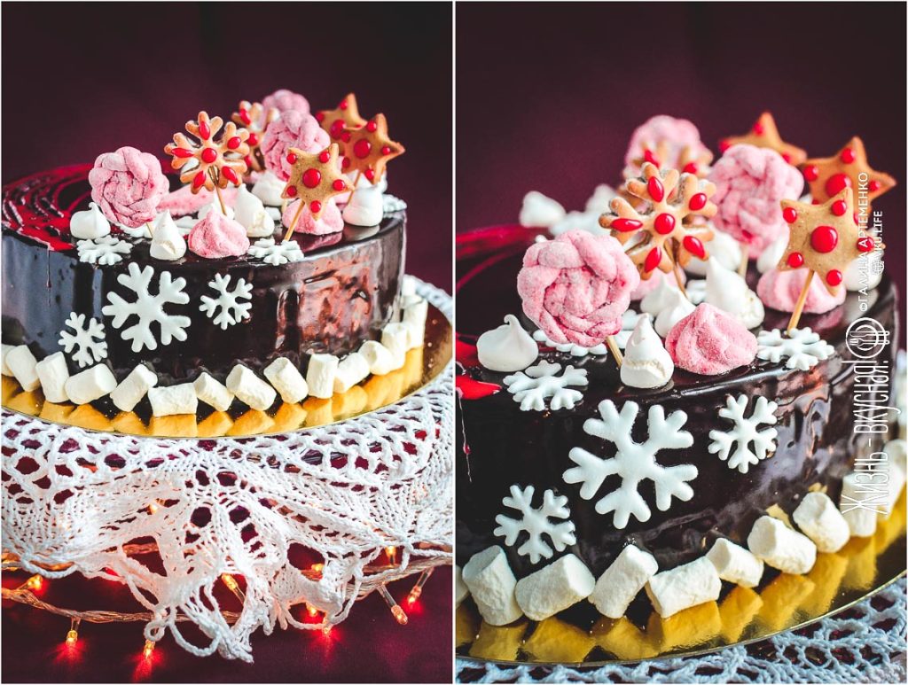 рождественский торт рецепт