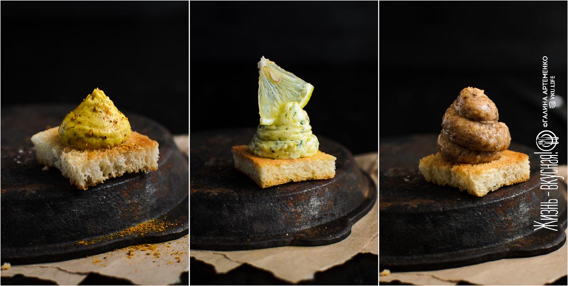 Масло с добавками — 3 рецепта