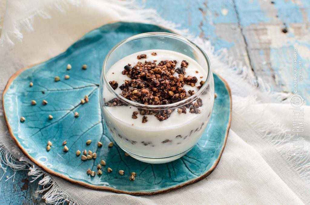 гранола из зеленой гречки