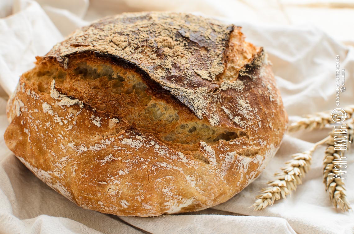 Хлеб без замеса — идеальный хлеб для новичков и лентяев!