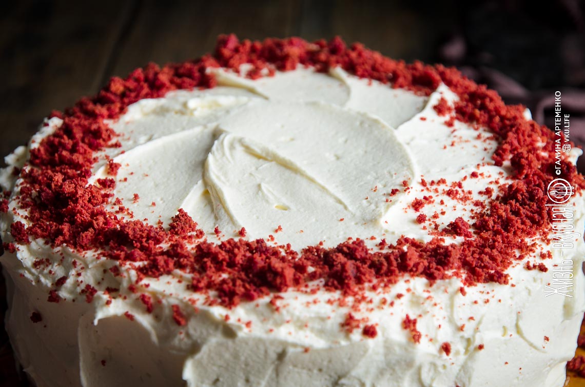 Торт «Красный бархат» без красителя