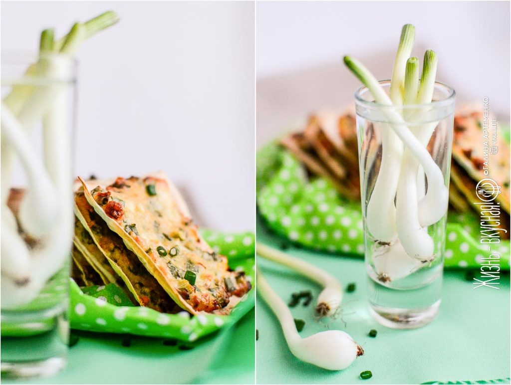 лаваш зеленый лук