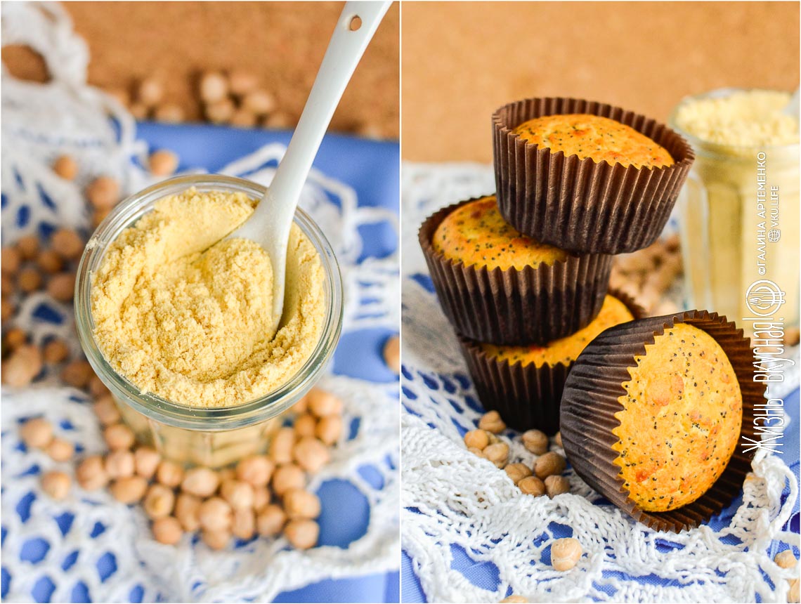 Нутовая мука + рецепт простых маффинов