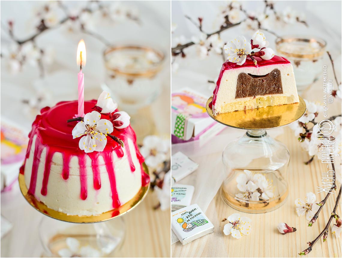 Мини-торт без сахара и глютена