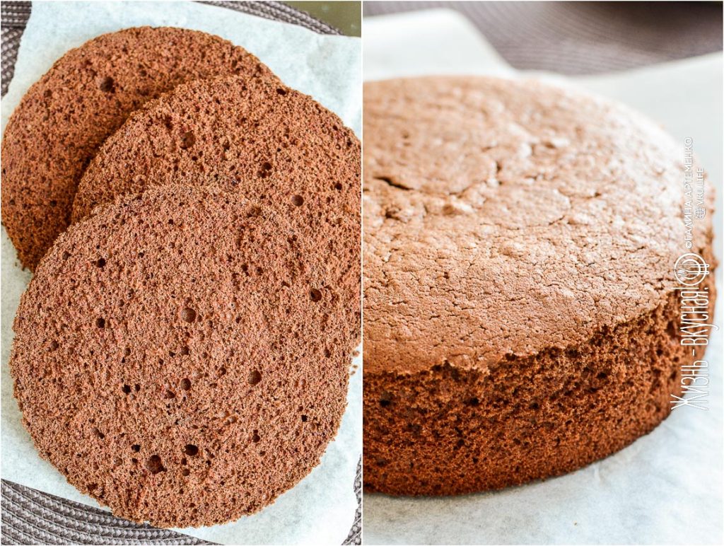 заварной бисквит рецепт