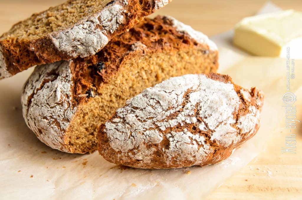 хлеб без дрожжей на кефире