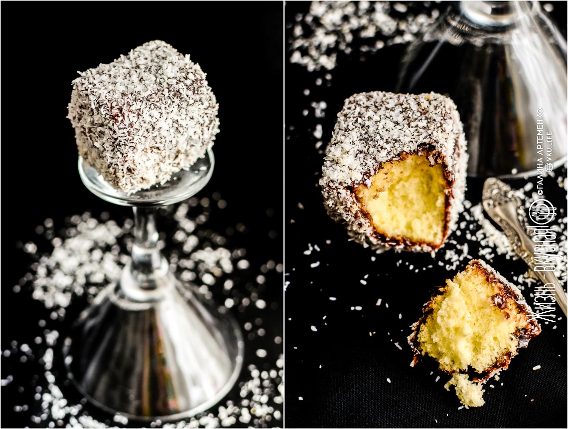 Ламингтоны — простое австралийское пирожное