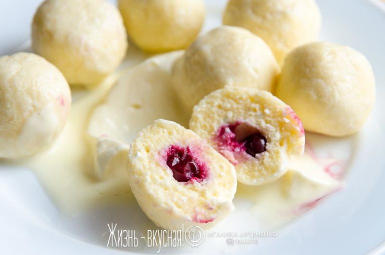 ленивые вареники с начинкой