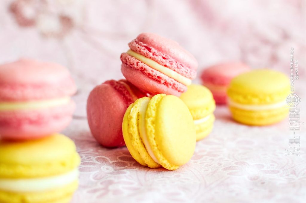 лимонные макарон