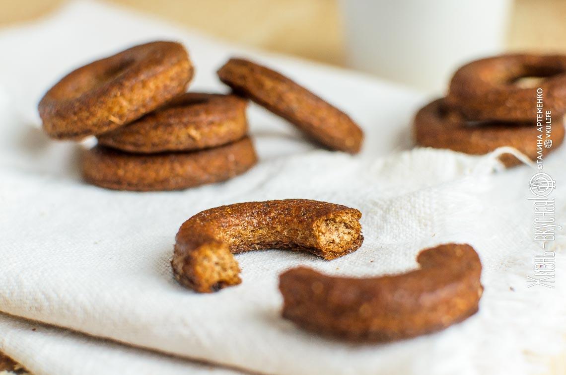 Постные цельнозерновые сушки