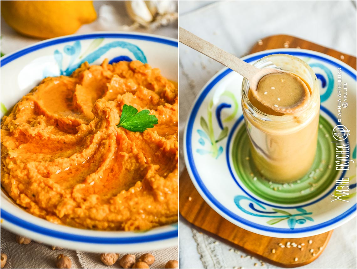 Рецепт тахини и домашний хумус