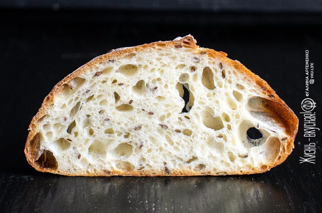 хлеб со льном