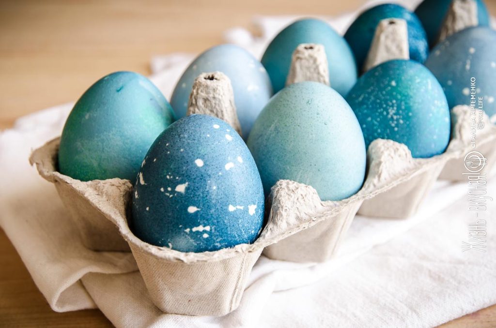 как покрасить яйца на пасху