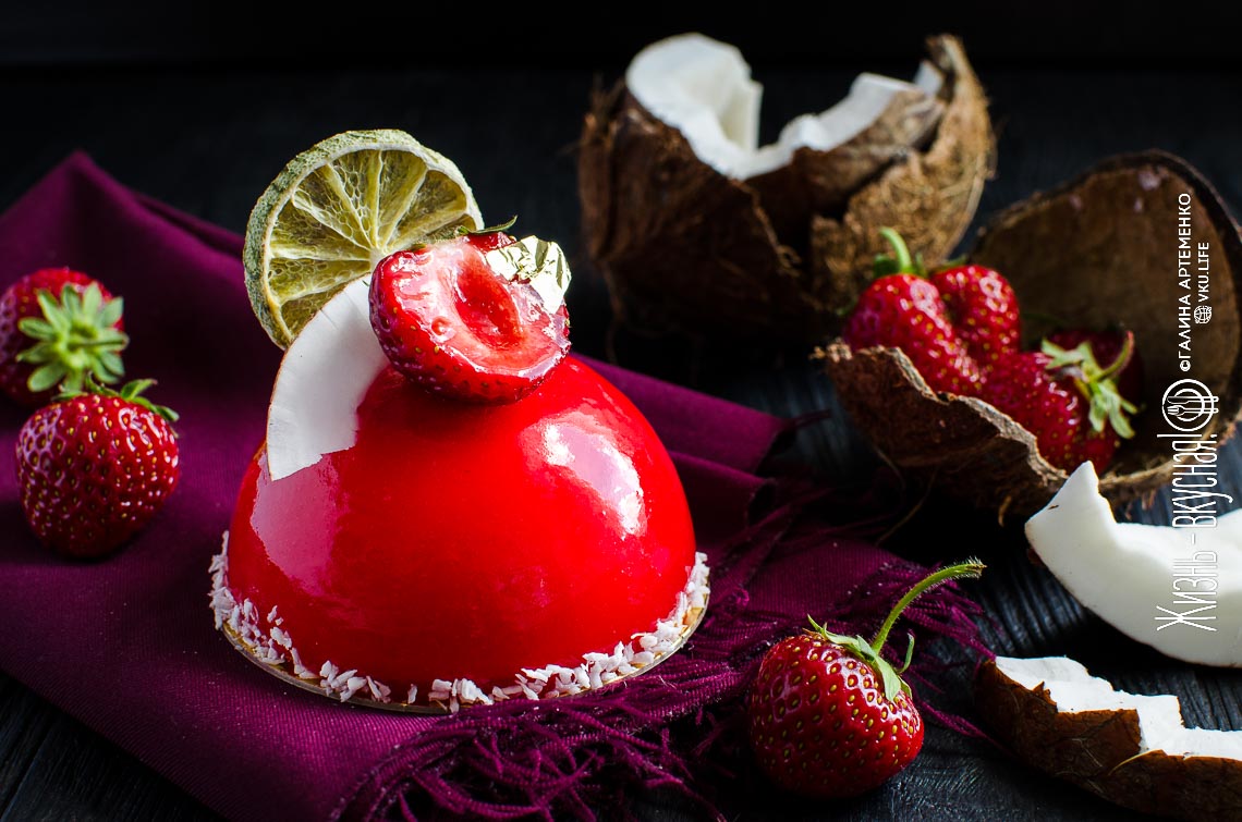 Фруктовая глазурь для тортов и пирожных