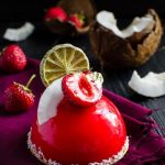 муссовый торт с клубникой