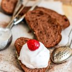 мороженое с клубникой