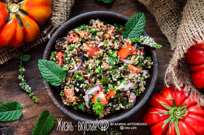 табуле с киноа