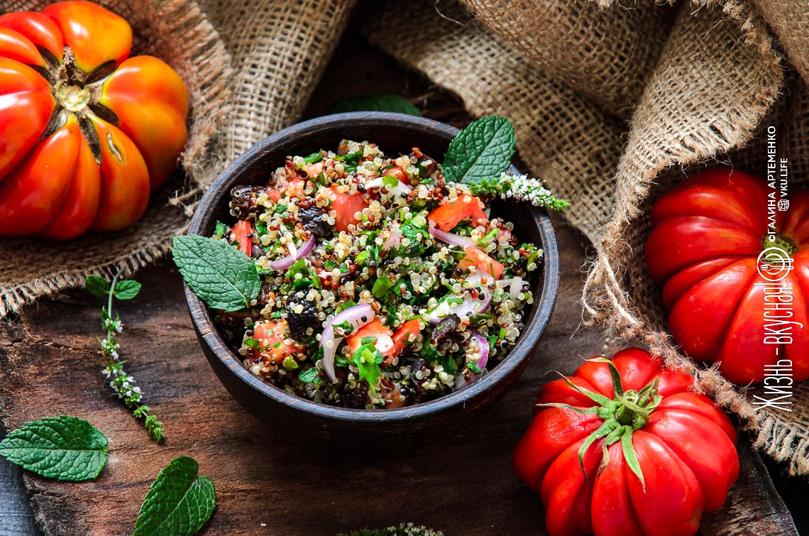 Салат табуле с киноа