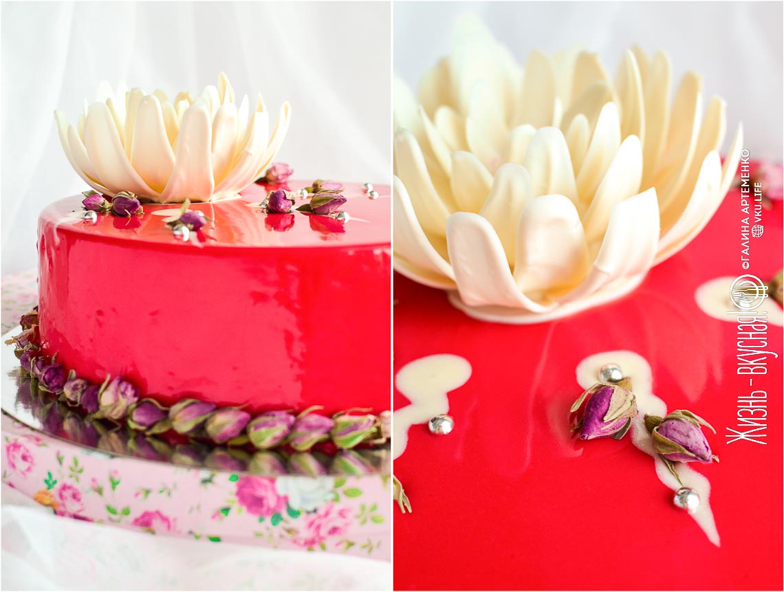 Торт с ягодами «Июнь» (муссовый рецепт)