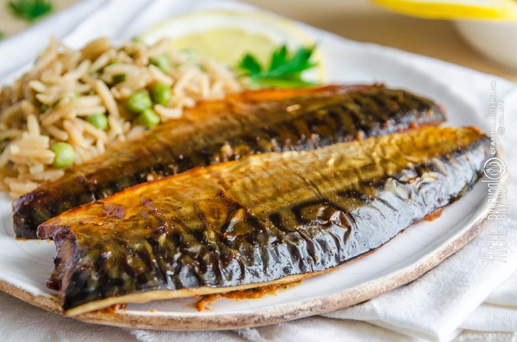 вкусная скумбрия в духовке