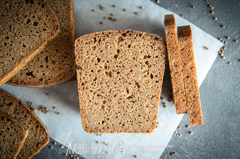 хлеб на остатках закваски из холодильника