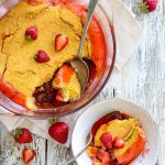 ревень с клубникой