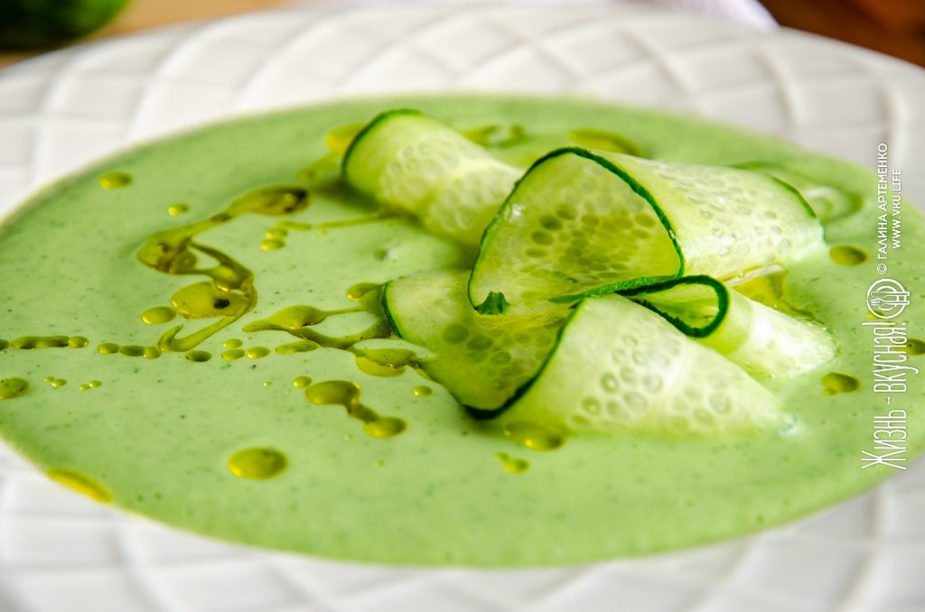 зеленый гаспачо
