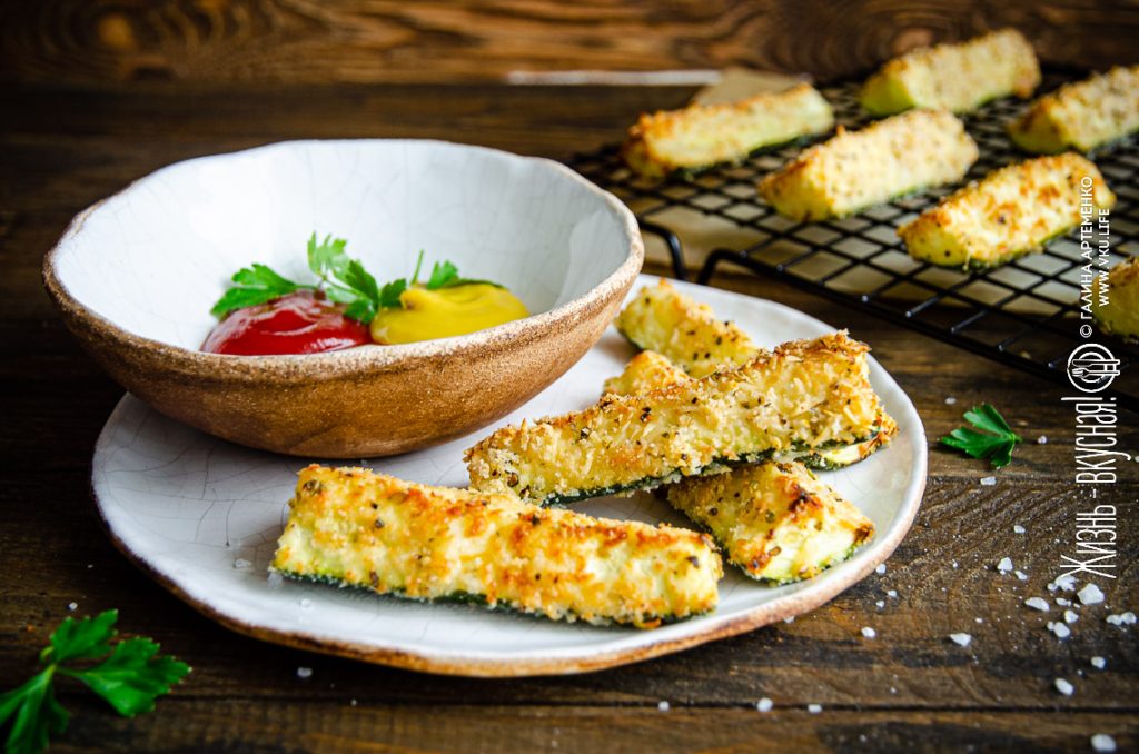 кабачки запеченные в духовке с сыром