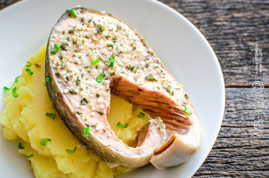 кета на пару