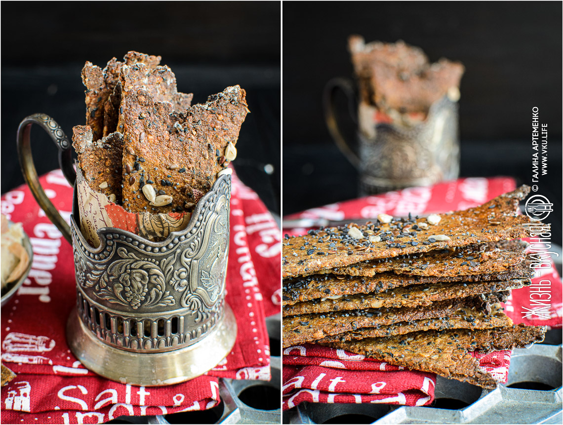 Хрустящие зерновые ржаные хлебцы