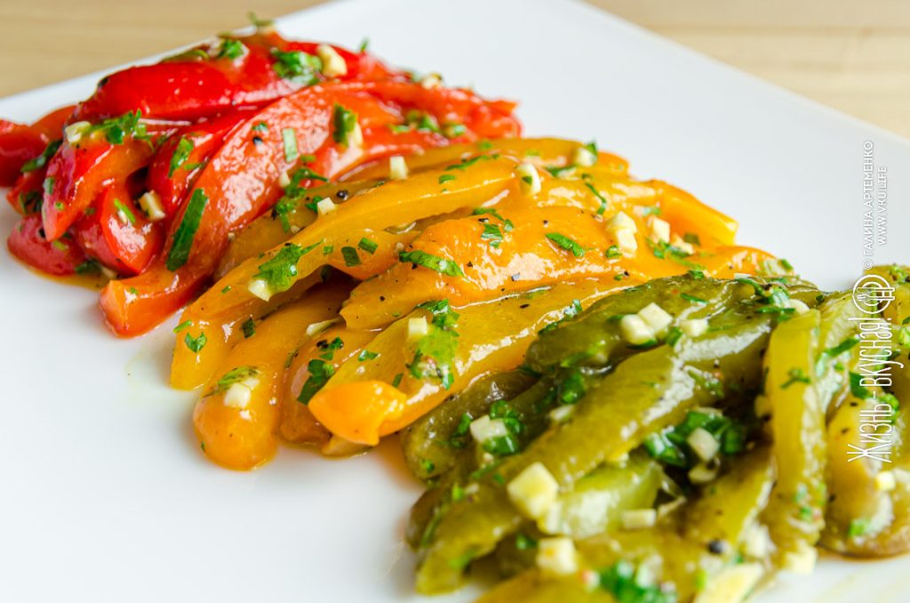 быстрый маринованный болгарский перец