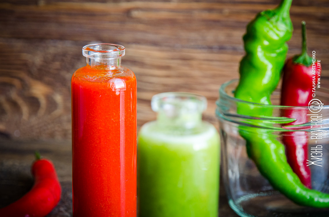Острый соус типа Табаско или Шрирача: 1 рецепт — 2 варианта