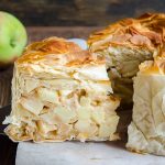 яблочный пирог мало теста